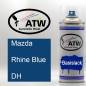 Preview: Mazda, Rhine Blue, DH: 400ml Sprühdose, von ATW Autoteile West.